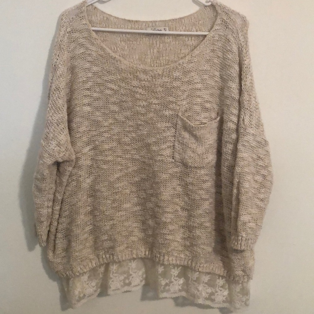 Abercrombie & Fitch light knitted sweater Size M/L